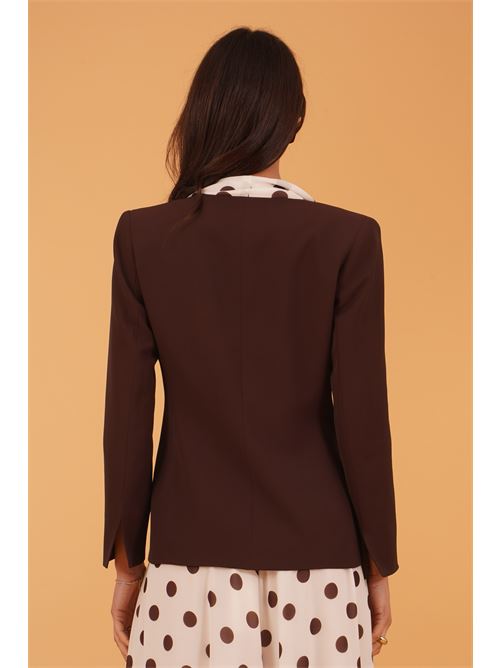 Giacca in cady GM by Gai Mattiolo | GM3703MORO/FANTASIA